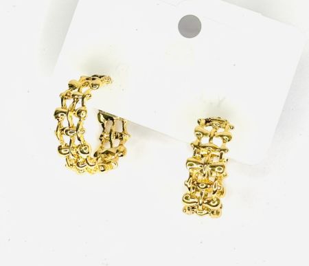 Golden Hoops for Women