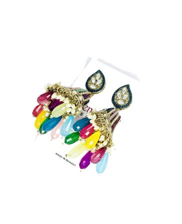 Memsaab Fashions Multicolored Pakistani Jhumka