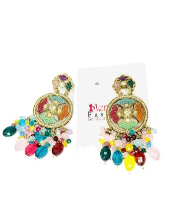 Memsaab Fashions Bohemian Jhumka Earrings