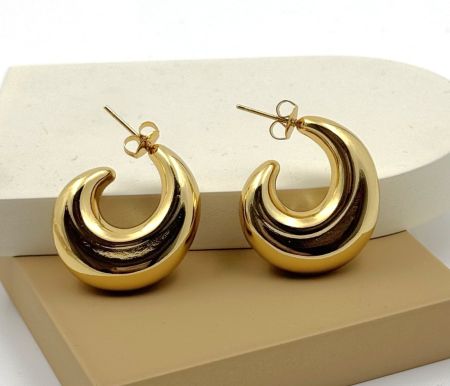 Anti Tarnish Classic Thick Hoops