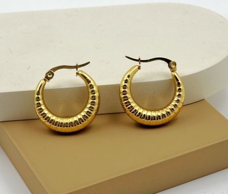 Waterproof Vintage Hoop Earrings