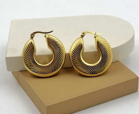 Anti Tarnish Fine Hoop Earrings