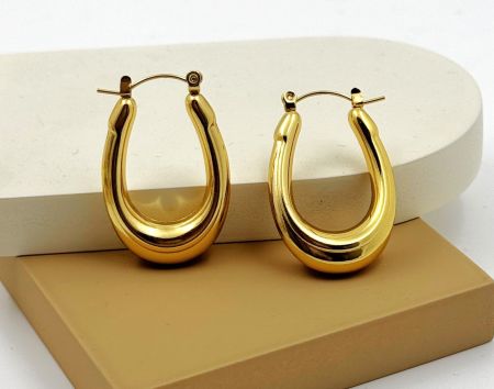 Anti Tarnish Lightweight Hoop Earrings