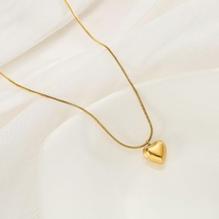 Waterproof Bubbly Heart Necklace