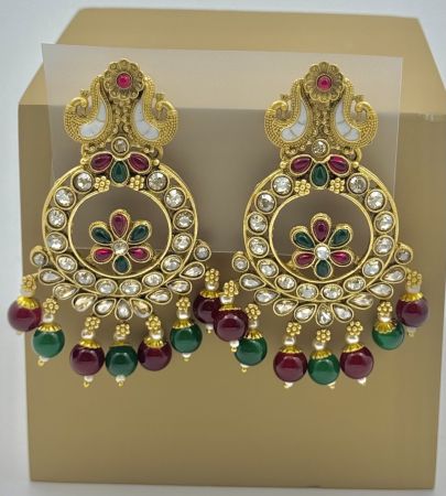 German Gold Multicolored Earrings